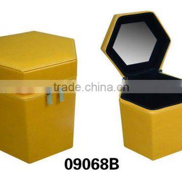 fashion jewelry box with mirror fancy jewelry box