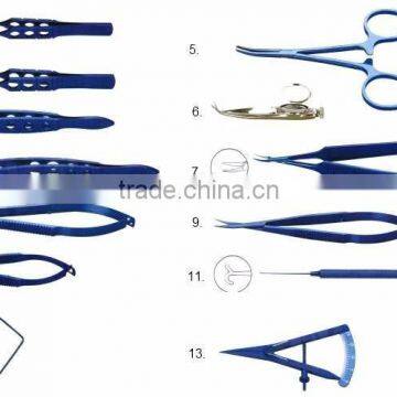 Ophthalmic Instruments Set of 13 PCs