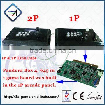 2 Player Individual Arcade Controller for Pandora Box 4 hd 645 Games to TV USB to PC Joystick Arcade Fighting Sitck Controller