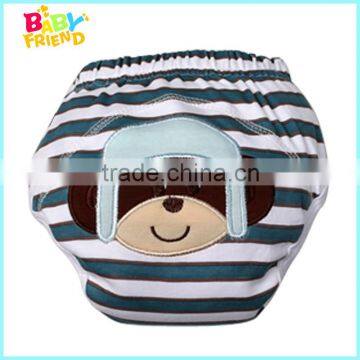 100% Cotton Embroidery Cartoon Patterns Baby Trainer Potty Training Pants