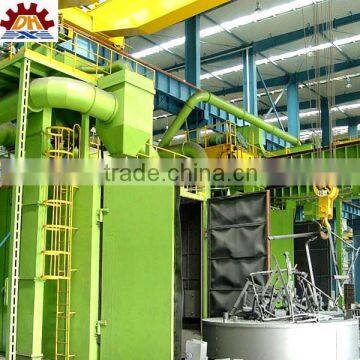 QT37 Steel sectional structure shot blasting machine