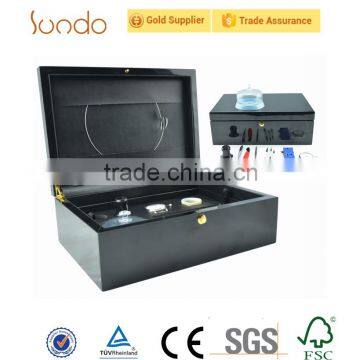 Pure black wood watch tool storage boxes