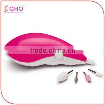 5 in 1 Mini Battery Operated Pink Mouse Shape Pedicure Manicure Kit photo-2