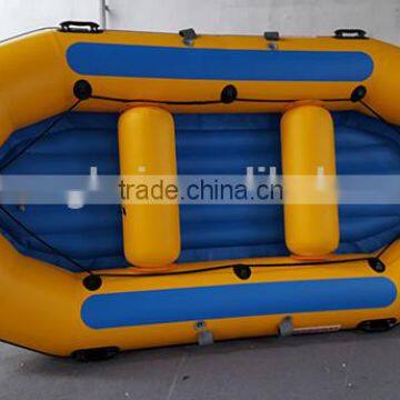 Yellow and blue summer professional kayak/double person touring boat/fishing boat
