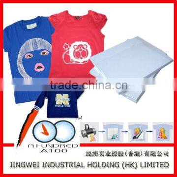 T-shirt Heat Transfer Paper for Light Fabric T-shirt(A3/A4) photo-3