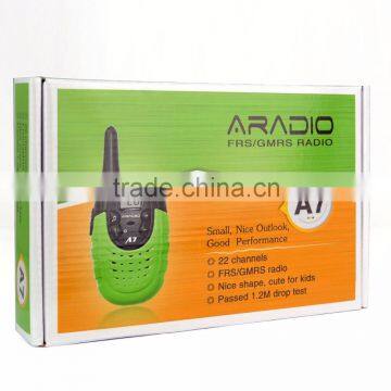 Luiton A7 22channels PMR FRS Kids Toy Walkie Talkie photo-6