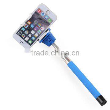 2016 China suplier stainless steel material bluetooth monopod selfie stick for moblie