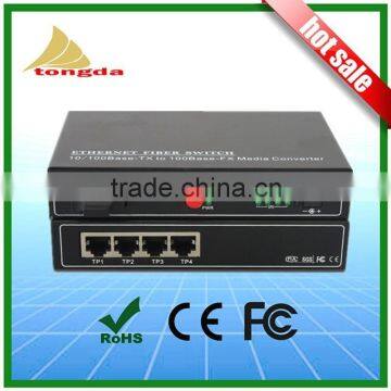 4 ports optical fiber switch High quality for CCTV camera