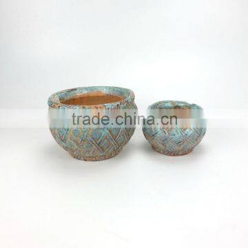 Antique Style Round Shaped Garden Ceramic Pots photo-5