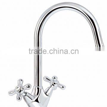 Dual Flow Pressure Balanced Anti-scald Kitchen Faucet