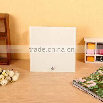 Square shape sublimation jade glass photo frame made in China