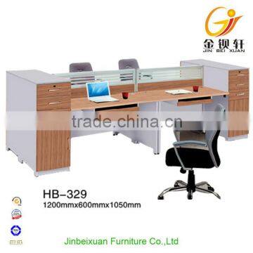 Comfortable wooden type dividers office standing desk