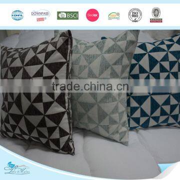 Cutomized Embroidered Geometric Decoration Cushion/Throw Pillow