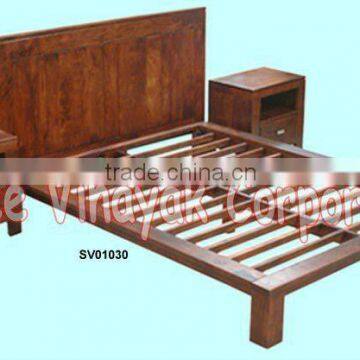 wooden indian bed,wooden furniture,bedroom furniture,beds,sheesham wood furniture