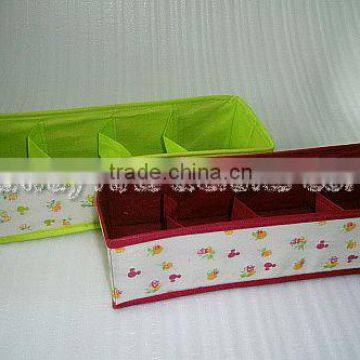 pretty storage boxes for cloth with cells