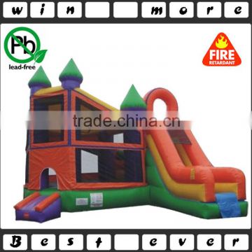 Used Commercial Inflatable Combo for Adult or Kid, Cheap Inflatable Bounce House Slide for Sale