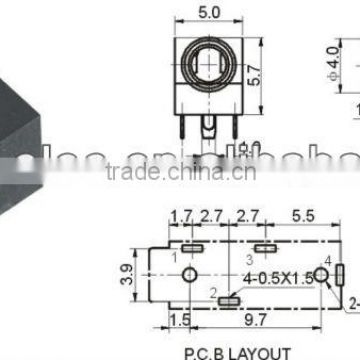 2.5mm mobile phone power jack