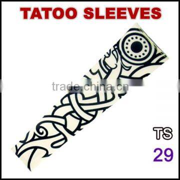 92% nylon and 8% spandex customized tattoo sleeves logo TS 29 chinese character tattoos