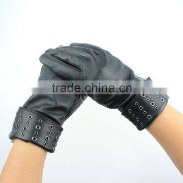 2014 women wearing leather gloves manufacturer, ladies fashion gloves