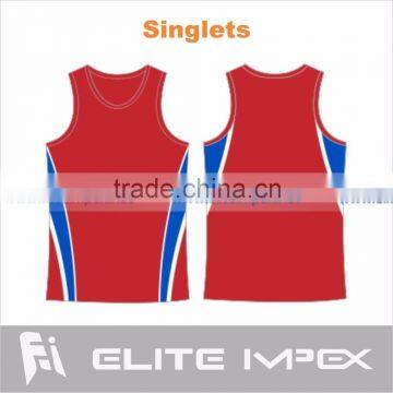 100% polyester singlets