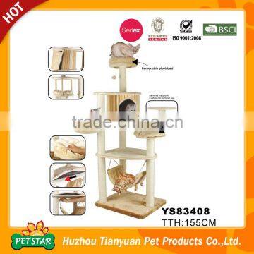 High quality low price cat tree wood column