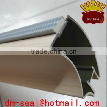 E shape self-adhesive anti-colision wardrobe door rubber seal