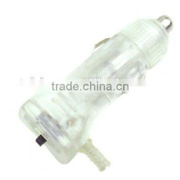 12v transparent car cigarette lighter plug with switch