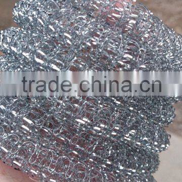 High Dipped Galvanized Wire Mesh Pot Scourer/stainless Steel Scrubber
