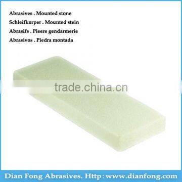 1W Rectangle Shaped Aluminum Oxide Maded Medium Grit White Carborundum Dressing Stones