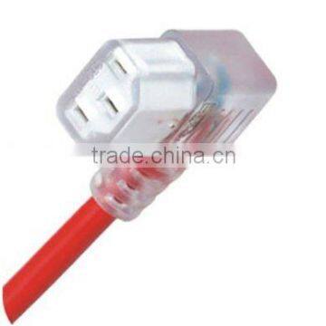 Australian Standard Transparent Extension Cord with 240V Socket SAA Approved