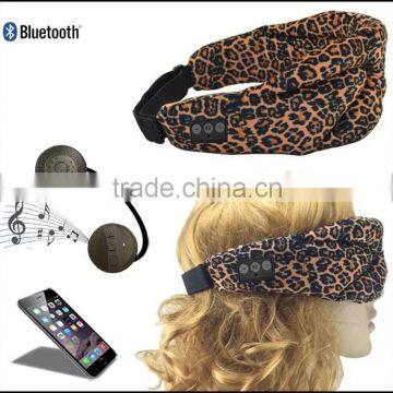 2016 New Arrival Leopard Sleep Mask Speakers/Velvet Travel Eye Mask