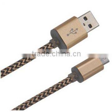 2016 new model high quality micro braided usb cable for Android