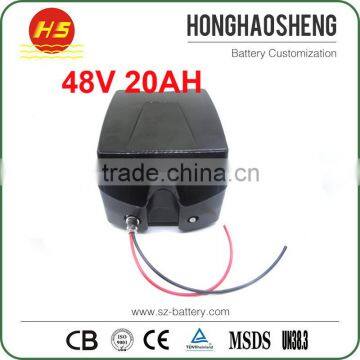 Rechargeable Lithium Battery 48v 20Ah Li-Ion E-Bike Battery Pack 48 Volt 1000w With F Rog Case photo-2