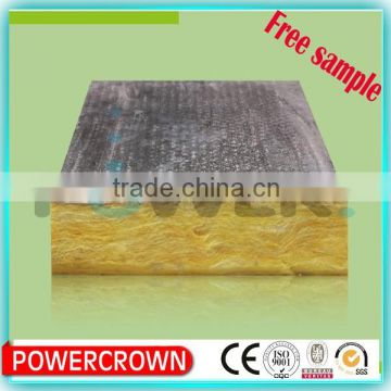 Noise reduction material of glass wool board with aluminum foil