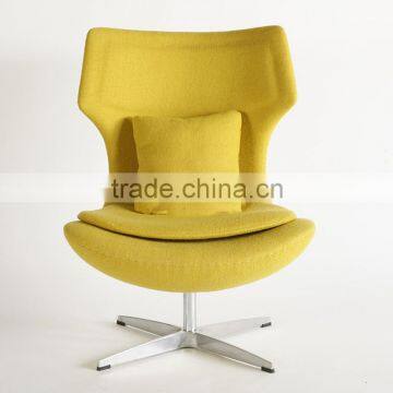 Living room fancy design furniture FRP with soft seat Louge chair/Deck chair/Sofa chair