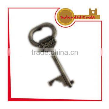 Antique silver key shape bottle opener