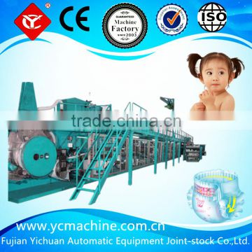 Baby diaper production machine