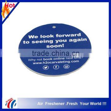 2016 silk printing car paper air fresher /freshener/freshner with customized logo                        
                                                Quality Choice