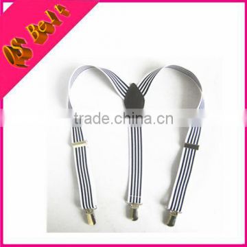 Black&white zebra stripe kid cute suspender