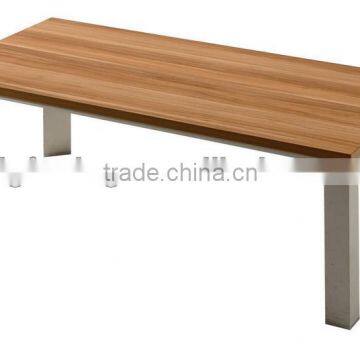 Rectangle metal coffee table, Top selling melamine wooden coffee table