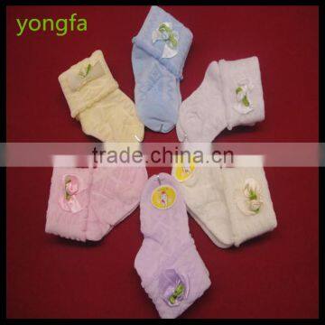 Specially designed for baby girls plain nylon baby socks