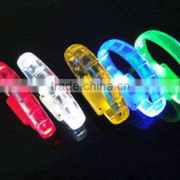 Bright Color LED Light Up Wrist Band Bracelet