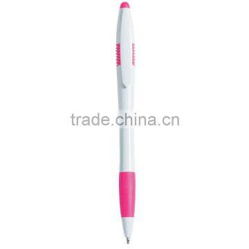 Viva Cap Action Pen-Whitepink Side