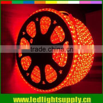 2015 high voltage SMD5050 AC indoor outdoor flexible led strip light 220v 60leds/m red color