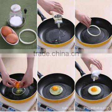 Popular Food Grade Durable Fashionable Silicone Egg Rings photo-3