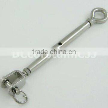 Stainless steel jaw eye turnbuckles