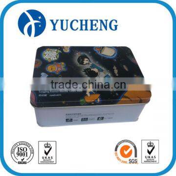 customized food grade rectangle mask tin box