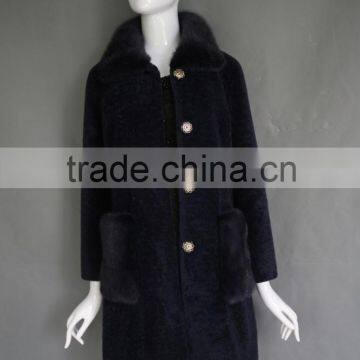 2016 Fashion Factory direct wholesale lady's sheep leather fur coat / sheep skin coats                        
                                                                                Supplier's Choice