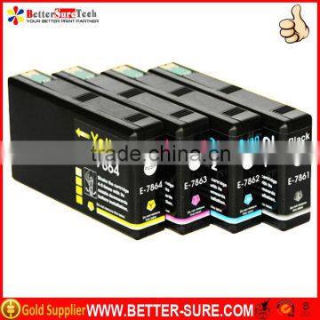 Quality T7861 T7862 T7863 T7864 New compatible Epson ink cartridge with original same print effect