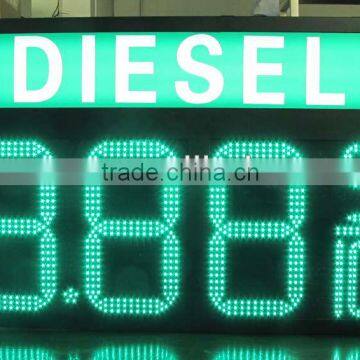 10 inches led gas price display/led gas station sign/led fuel price sign/led gas price billboard